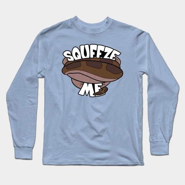 Squeeze Me Long Sleeve T-Shirt by TylerMannArt